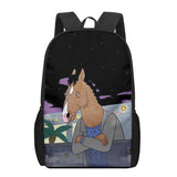 Bo Jack Horseman 3D Pattern School Bag for Children Girls Boys