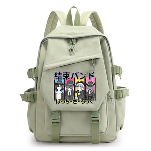 Bocchi The Rock Anime Travel Bags Harajuku Eco-Friendly School Bag