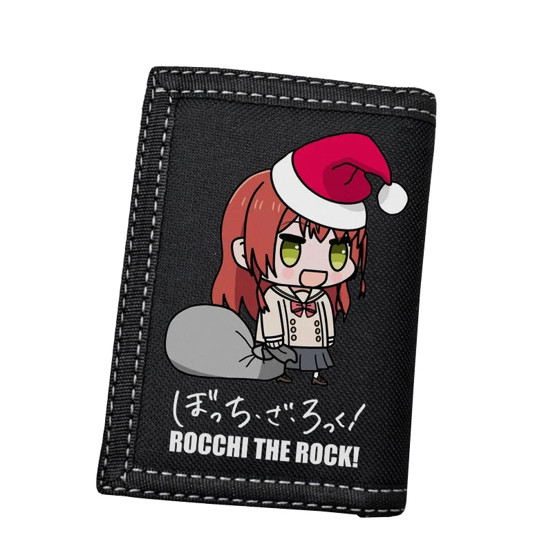 Bocchi The Rock Nylon Short Wallet Money Bag
