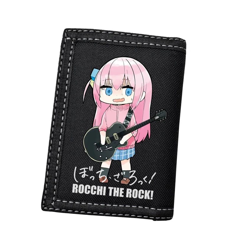 Bocchi The Rock Nylon Short Wallet Money Bag