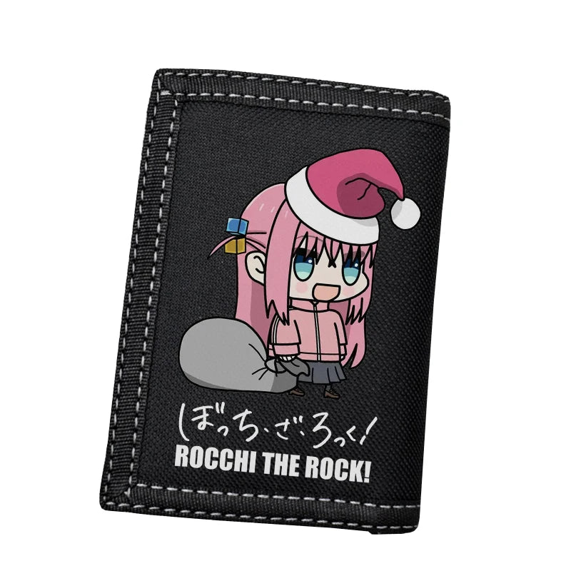 Bocchi The Rock Nylon Short Wallet Money Bag