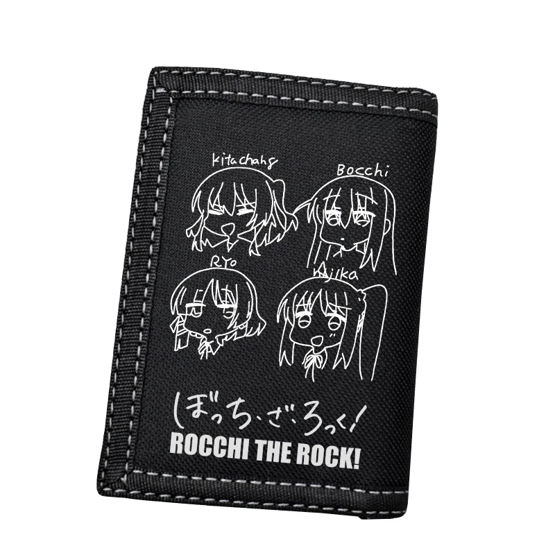 Bocchi The Rock Nylon Short Wallet Money Bag