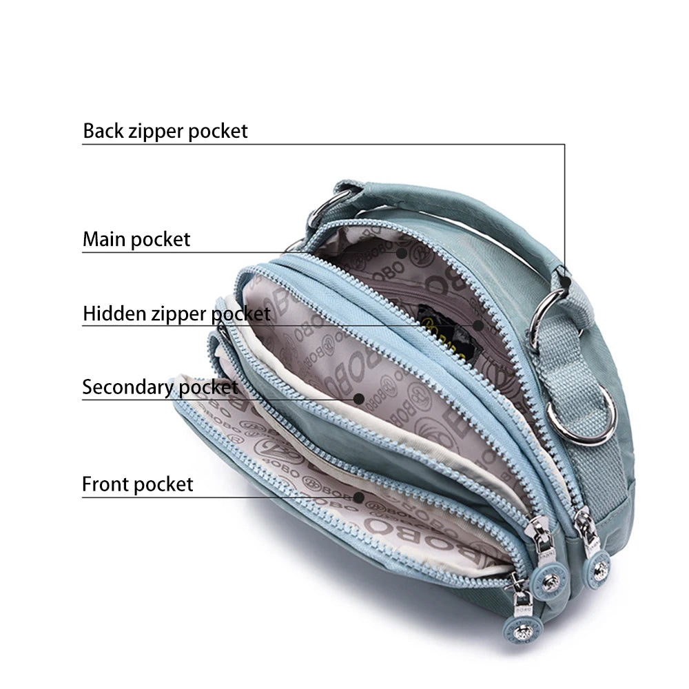 Casual Women Shoulder Bag Canvas Handbag Messenger Crossbody