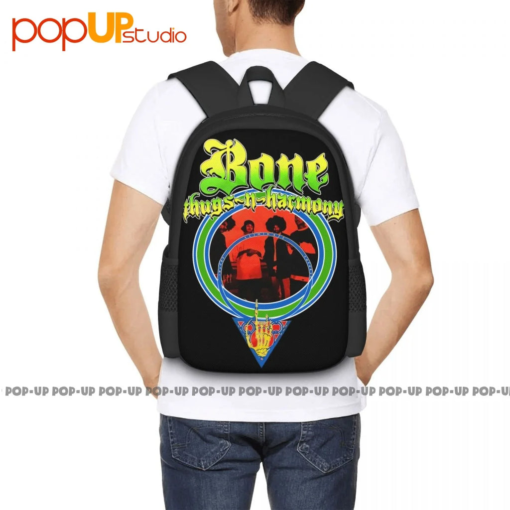 BTNH Vintage Art Print 3D Backpack Large Capacity