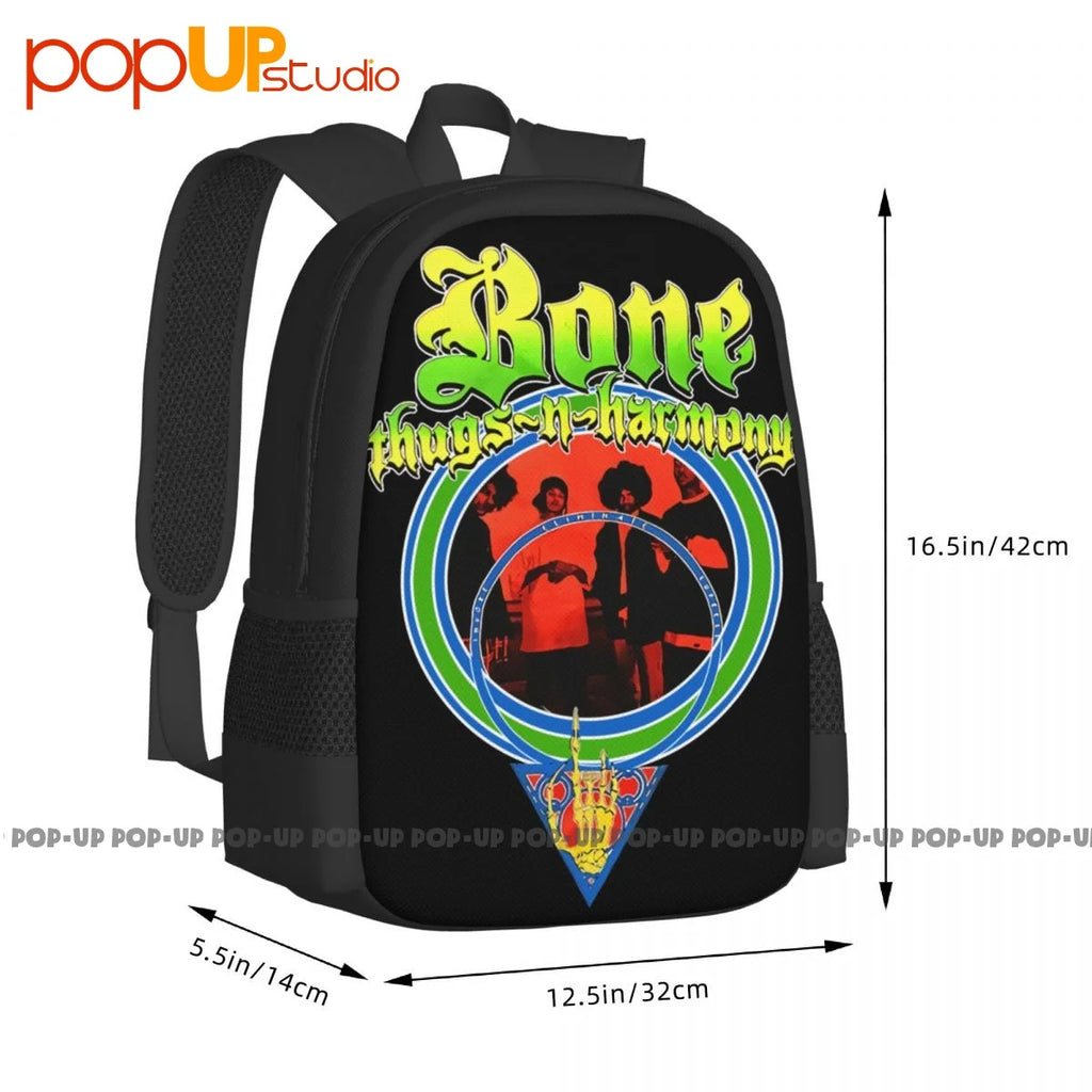 BTNH Vintage Art Print 3D Backpack Large Capacity