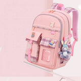 Smooth Zipper Spacious School Bag for Primary Students