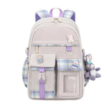Smooth Zipper Spacious School Bag for Primary Students