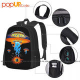 Boston Rock Band Concert Tour 1987 Backpack Large Capacity Hot Art Print
