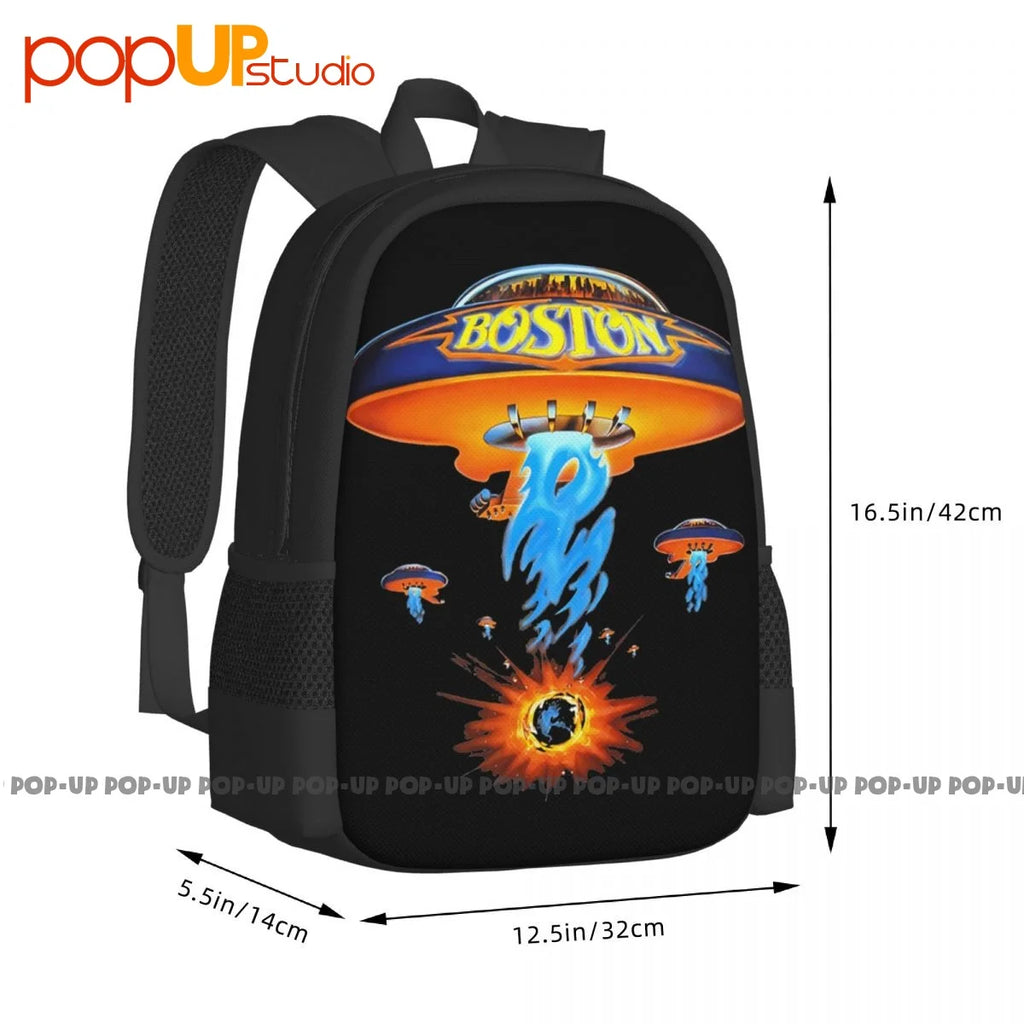 Boston Rock Band Concert Tour 1987 Backpack Large Capacity Hot Art Print