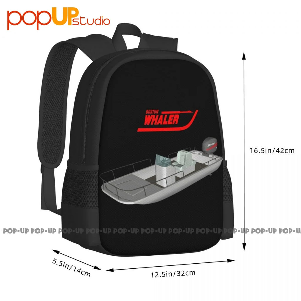 Boston Whaler 3D Backpack Large Capacity Foldable Shopping Bag