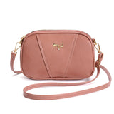 Bow PU Leather Shoulder Bag Women Ladies Messenger Purses Phone Bag Casual FLAP
