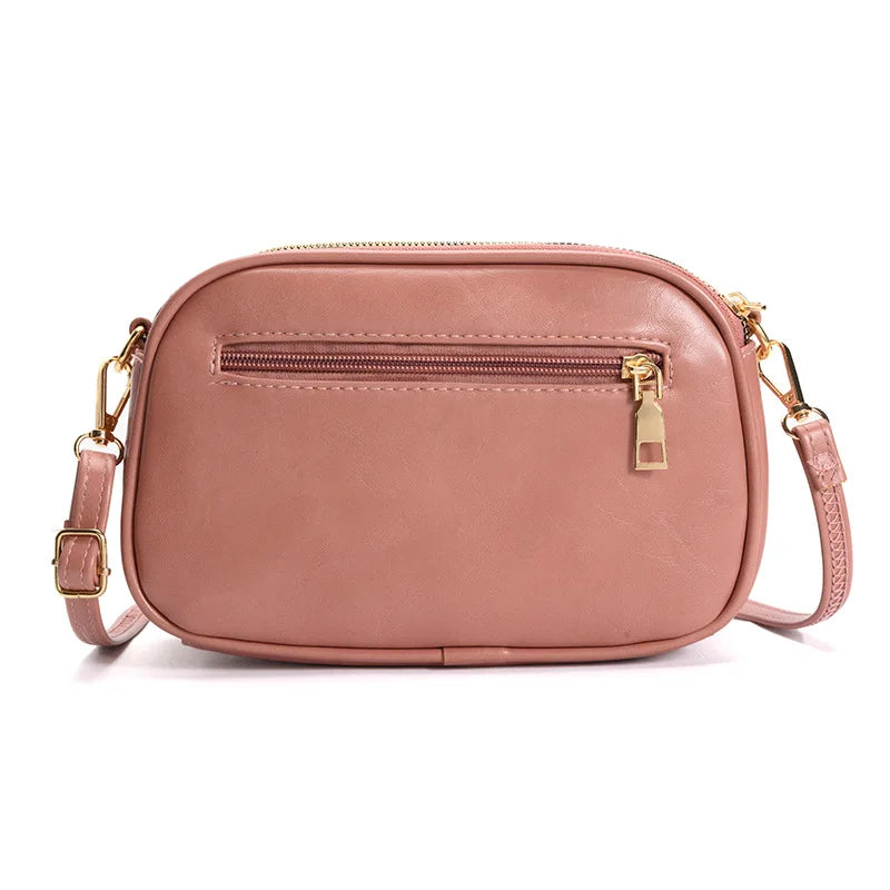 Bow PU Leather Shoulder Bag Women Ladies Messenger Purses Phone Bag Casual FLAP