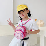Bow Sequins Children's Bag Princess PU Backpack Kindergarten Girl Backpack