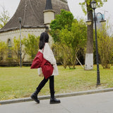 Bow Women Canvas Handbags Large Shoulder Bags Crossbody Bags