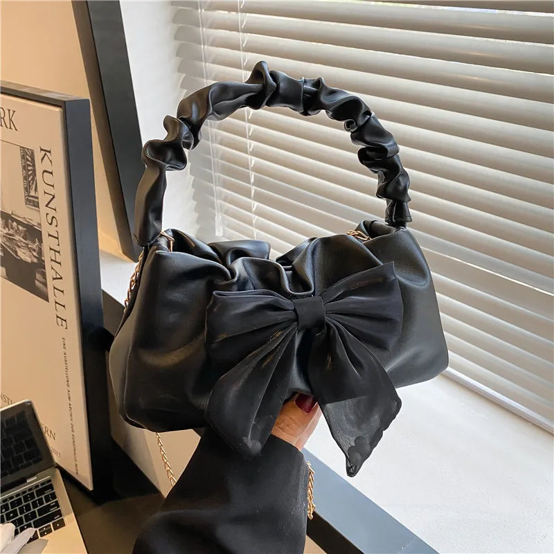 Bowknot Bag Women's Small Square Bag