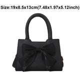 Bowknot Women Shoulder Bags INS Female Tote Bag Solid Crossbody Handbags
