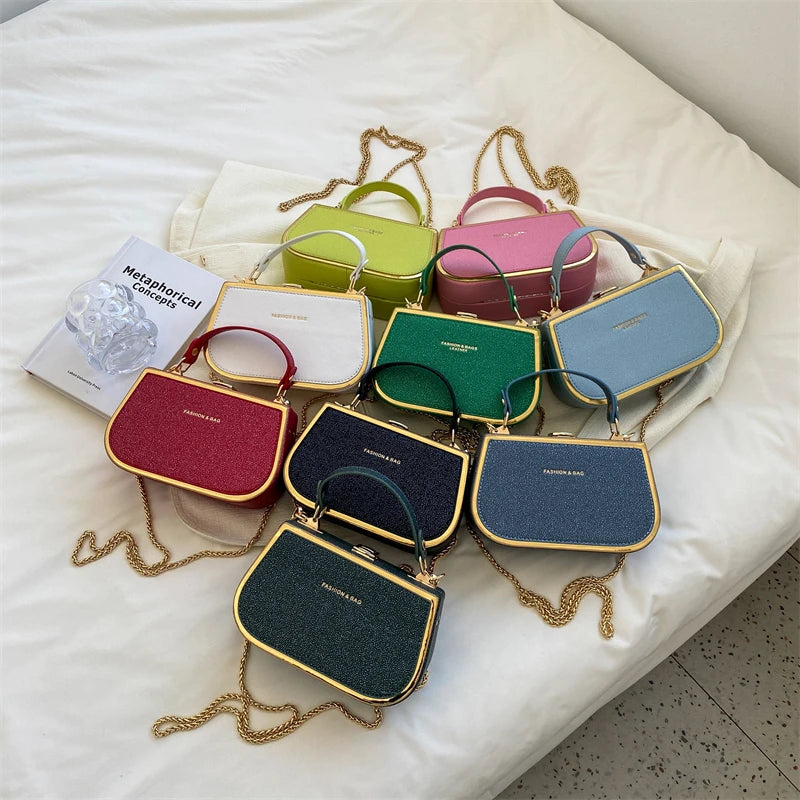 Box Bags Crossbody Bag Handle Summer Women's Handbag Tote Shoulder Bags