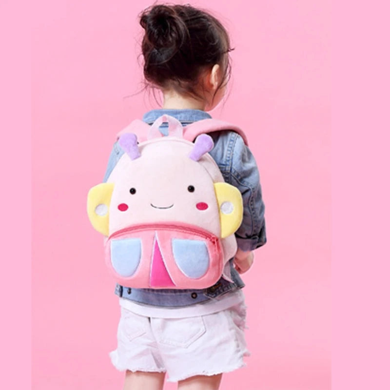Boy Girls Plush Mini Backpack Travel School Daypack