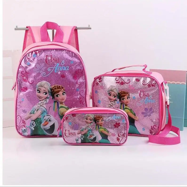 Boys School Bag + Lunch Box + Pencil