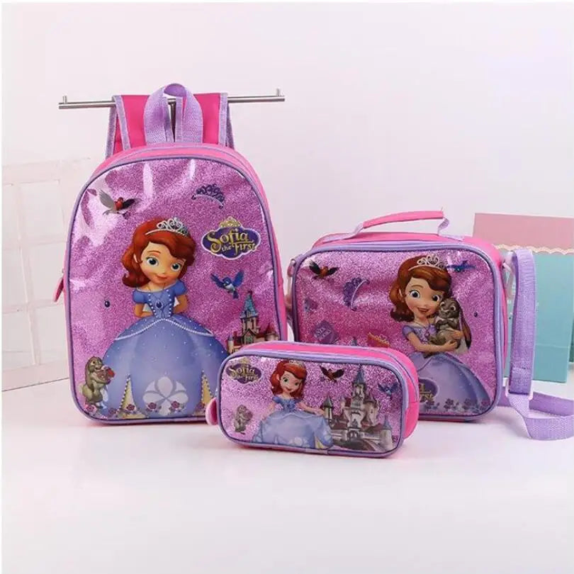 Boys School Bag + Lunch Box + Pencil