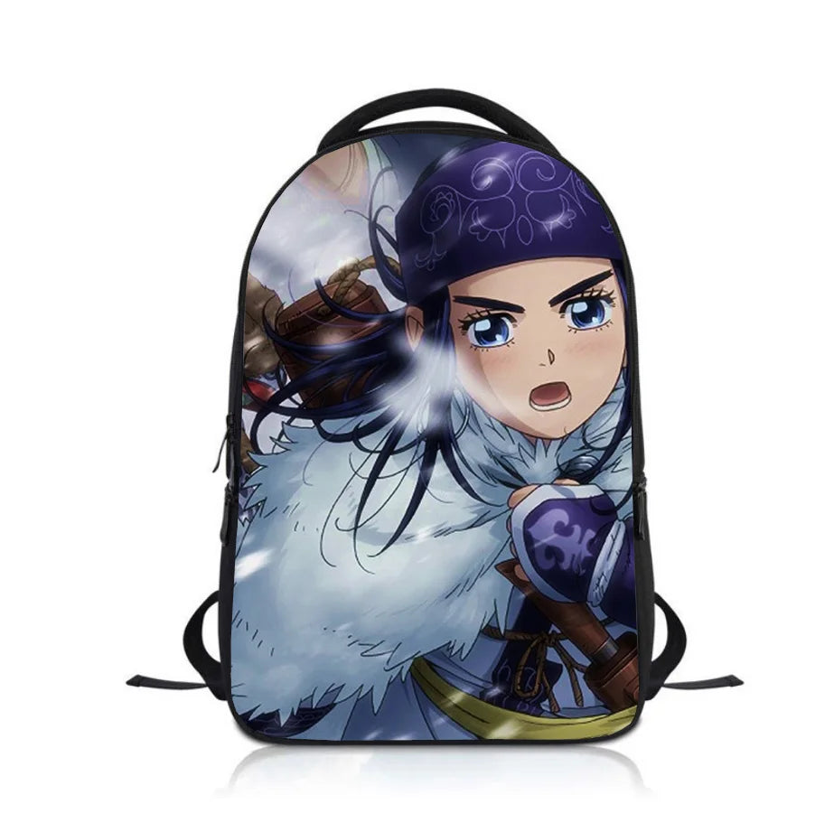 Anime Golden Kamuy Kindergarten Bookbag School Bag Children Backpack