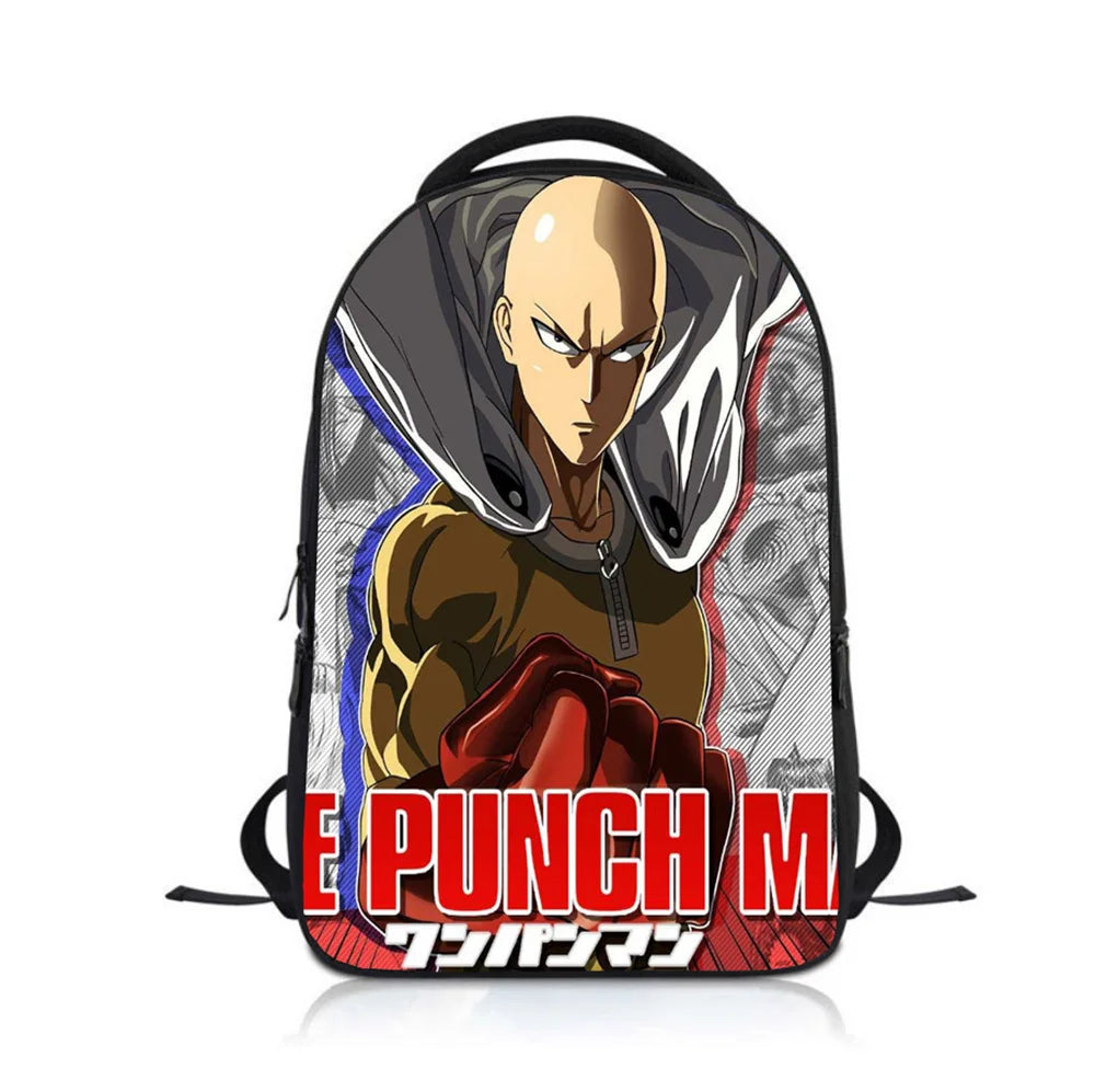 Anime ONE PUNCH-MAN Kids Backpack School Bag Children Rucksack