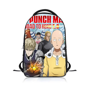 Anime ONE PUNCH-MAN Kids Backpack School Bag Children Rucksack