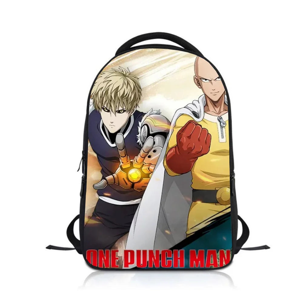 Anime ONE PUNCH-MAN Kids Backpack School Bag Children Rucksack