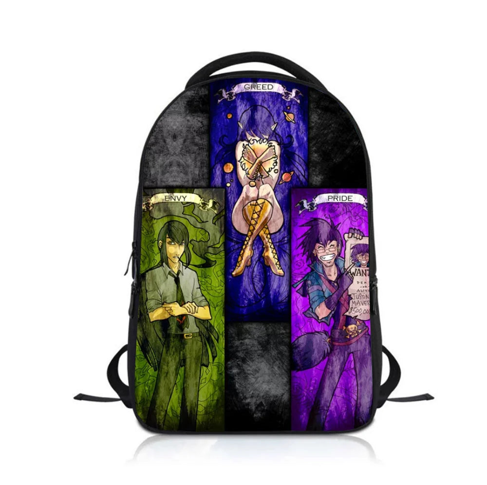 Anime The Seven Deadly Sins Kids Backpack