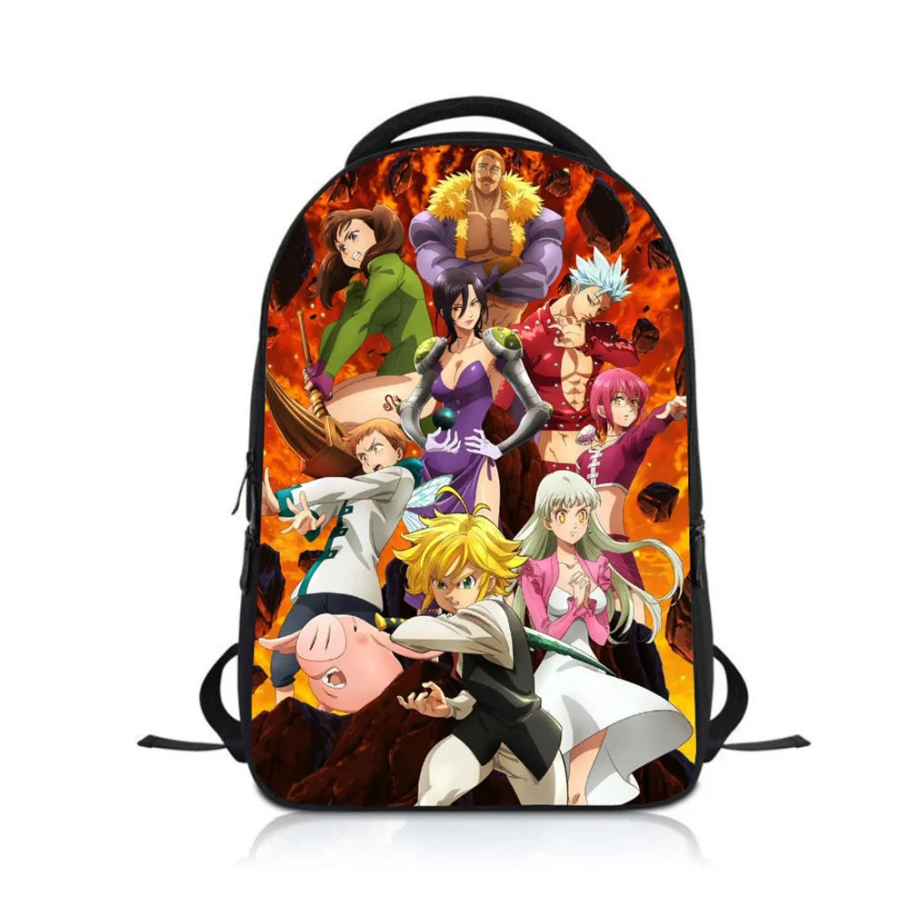 Anime The Seven Deadly Sins Kids Backpack