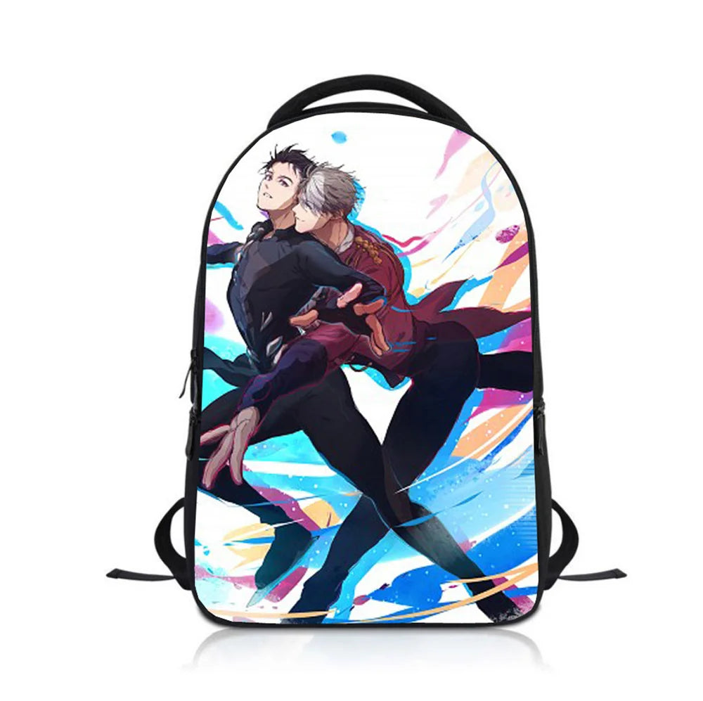 YURI!!! on ICE Kids Backpack Anime School Bag
