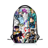 JoJo's Bizarre Adventure Kids Backpack School Bag