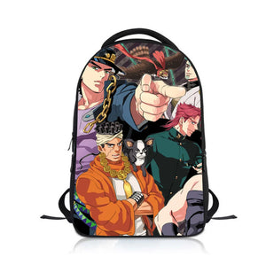 JoJo's Bizarre Adventure Kids Backpack School Bag