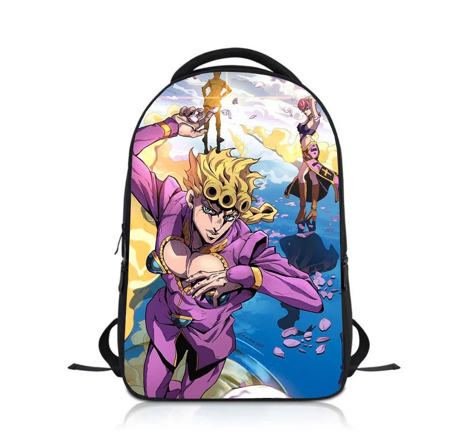 JoJo's Bizarre Adventure Kids Backpack School Bag