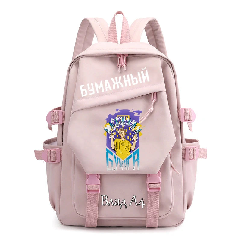 Vlad Print School Backpacks for Boys and Girls