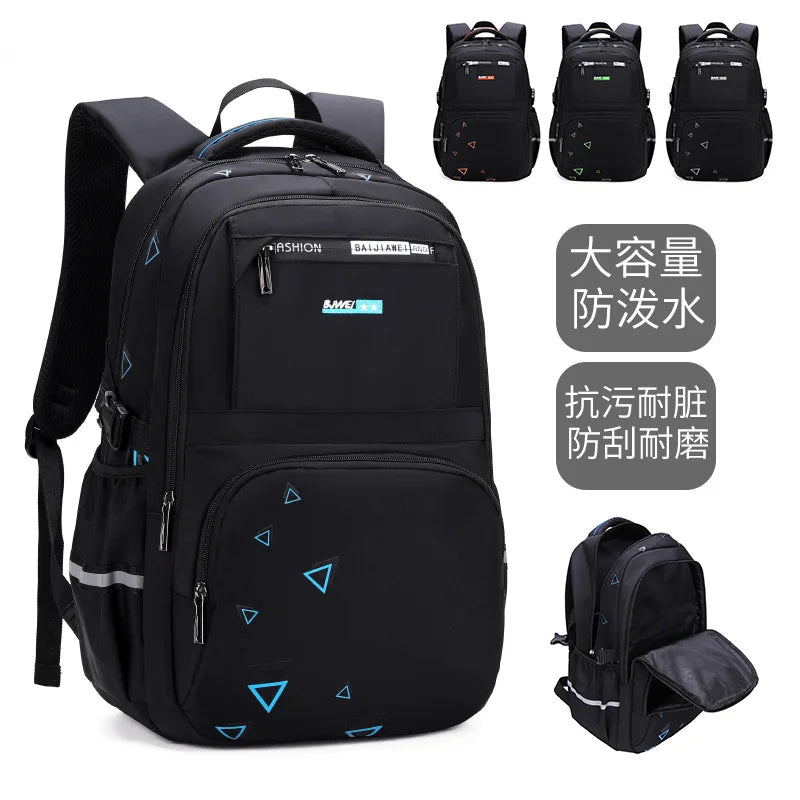Waterproof Boys Large Backpack Kids School Bags