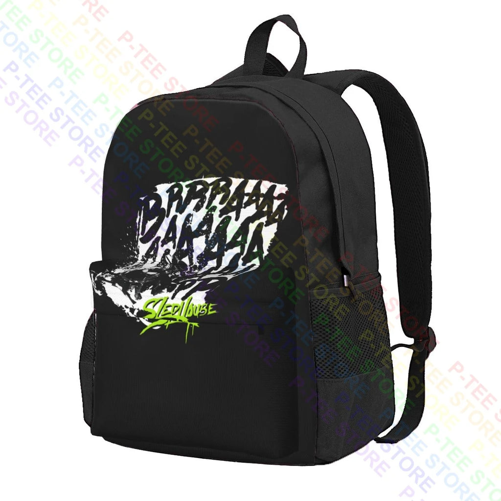 Braaap Charcoal Snowmobile Backpack Large Capacity