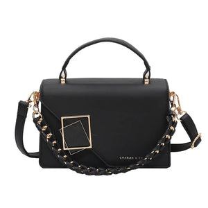 Braided Chain Women Handbags Small PU Leather Crossbody Bags For Female