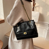 Women Shoulder Bags Big Capacity Ladies Handbags Vintage PU Leather