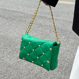 Women's Shoulder Bags Chain Quilted Clutch Purses Handbag