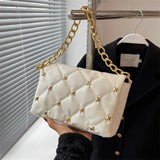 Women's Shoulder Bags Chain Quilted Clutch Purses Handbag