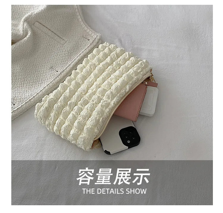 Cotton Women's Shoulder Bag Chain Crossbody Handbag