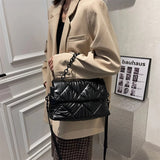 Bright Colour Large Shoulder Bag Chain Handbag Ins Bag