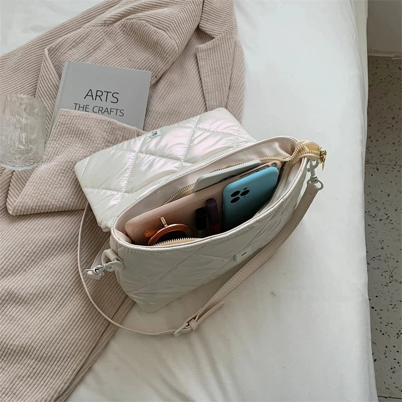 Bright Colour Large Shoulder Bag Chain Handbag Ins Bag