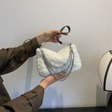 Women's Chain Crossbody Bag Flap Handbag