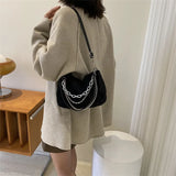 Women's Chain Crossbody Bag Flap Handbag