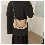 Women's Chain Crossbody Bag Flap Handbag