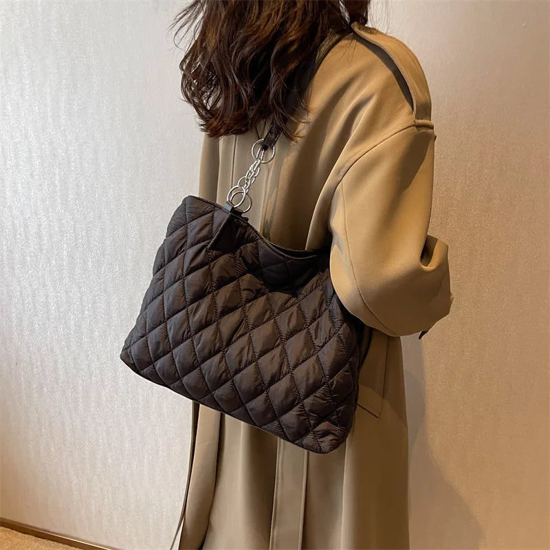 Nylon Women's Crossbody Bag Flap Handbag