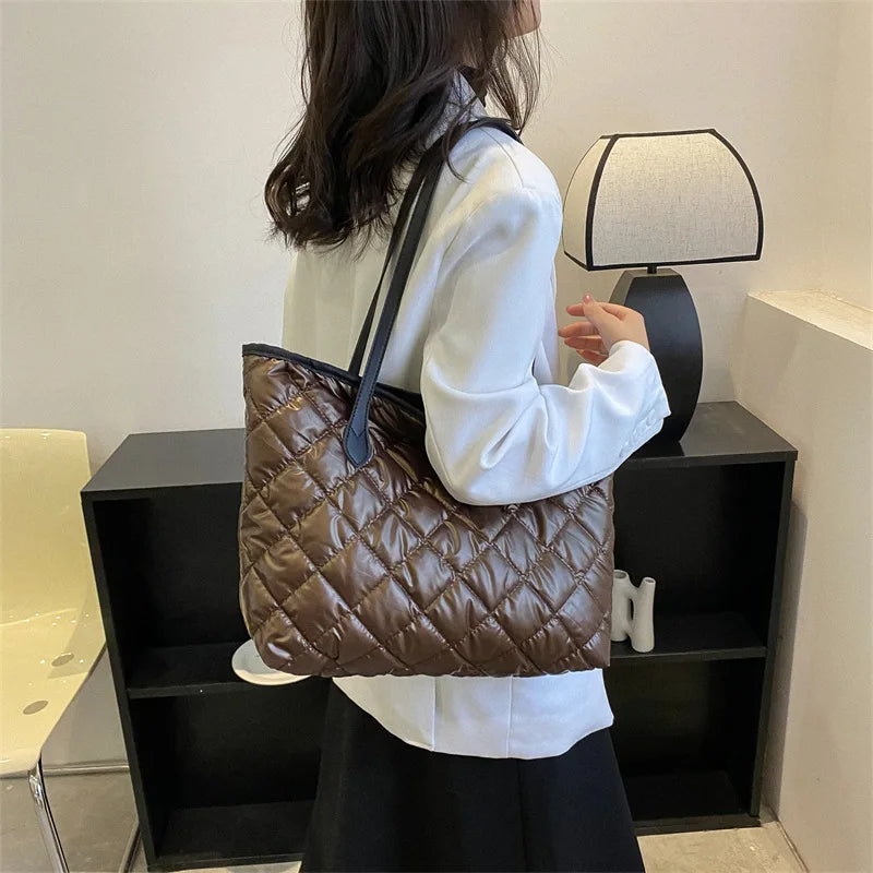 Nylon Shoulder Bag Crossbody Handbag