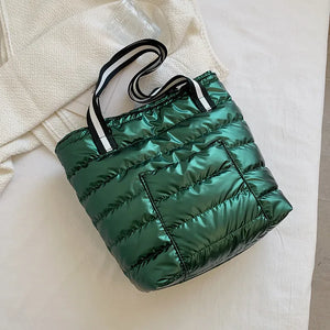 Nylon Women's Shoulder Bag Handbag Crossbody Bucket Bag